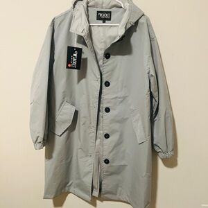Jack by BB Dakota Light Gray Raincoat